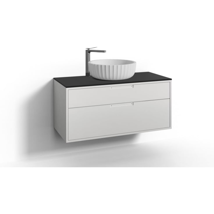 Svedbergs Sirius bordplate 100x46 cm, sort