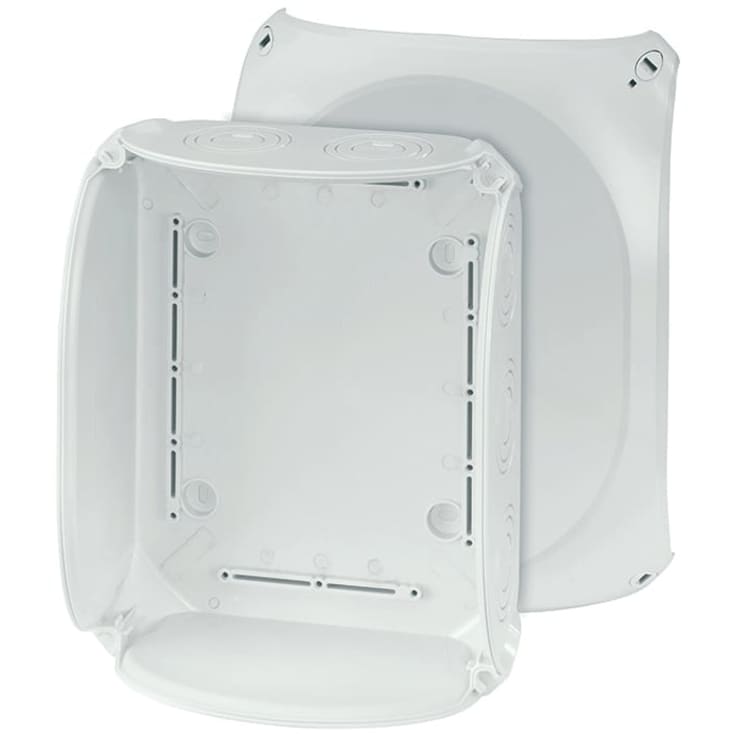 Kvik Forgreningsdåse KF2500G 255x205 mm M25-40 uden klemmer grå