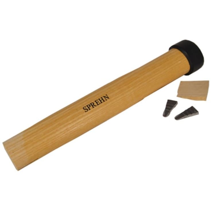 Skaft til brollægger- og chausse hammer