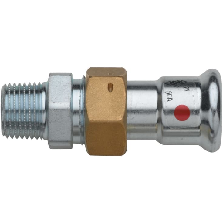 10 stk 18 x 3/4" TURBO Steel union muffe/nippel