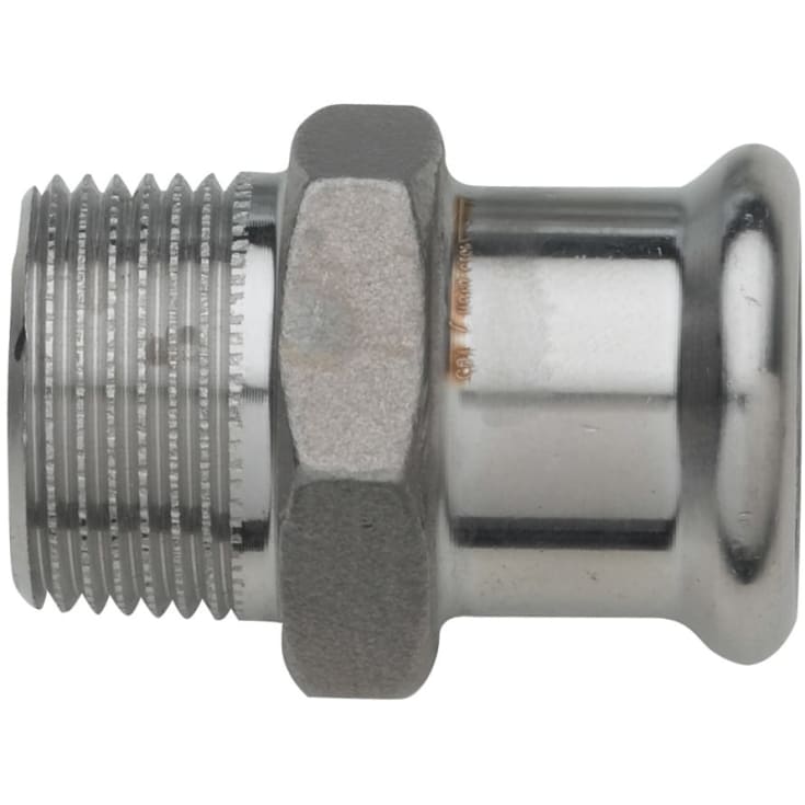 28 x 3/4" TURBO Inox overgangsnippel