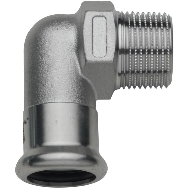 15 x 1/2" TURBO Inox bøjning nippel