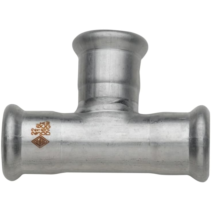 54 mm TURBO Inox tee