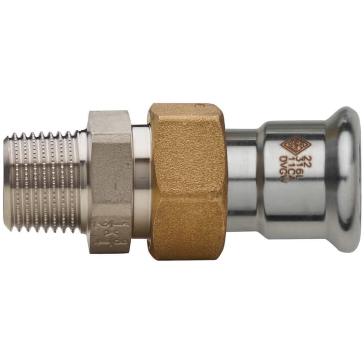 5 stk 22 x 3/4" TURBO Inox isolasjonsstykke