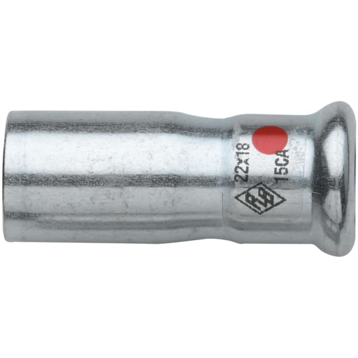 18 x 15 mm TURBO Steel reduktion nippel/muffe