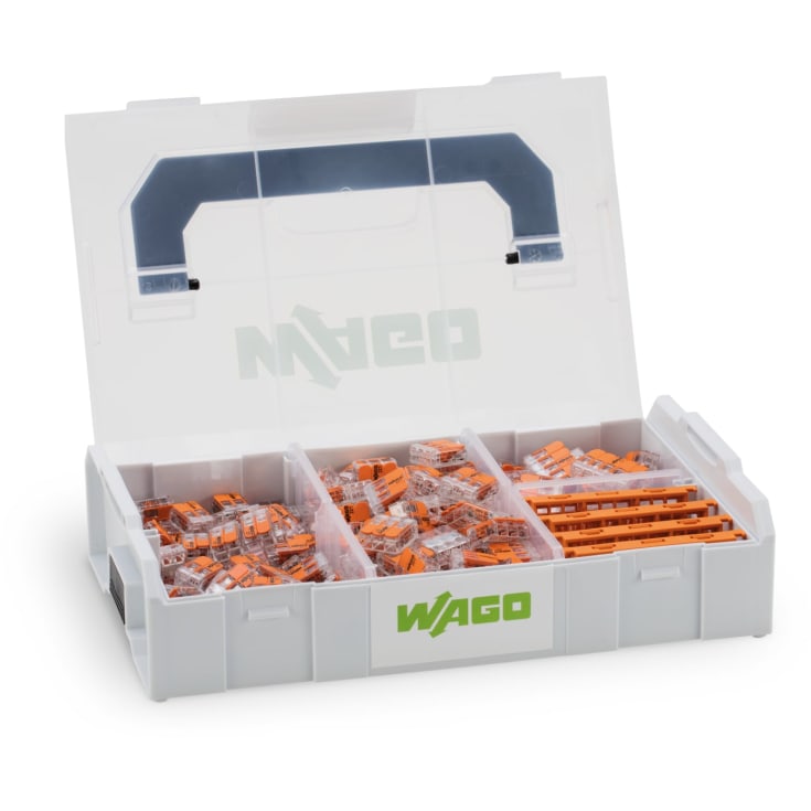 Wago Skjøtehylse L-Boxx Mini Kombi 221 4 og 6 mm² og holder