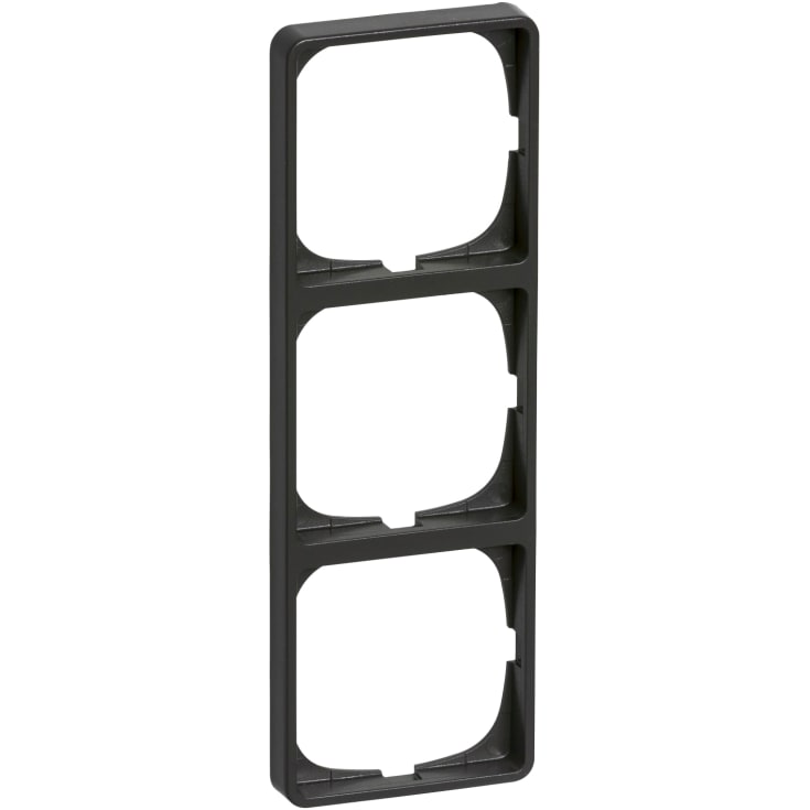 LK Fuga Baseline 50 ramme, 3 modul, koksgrå