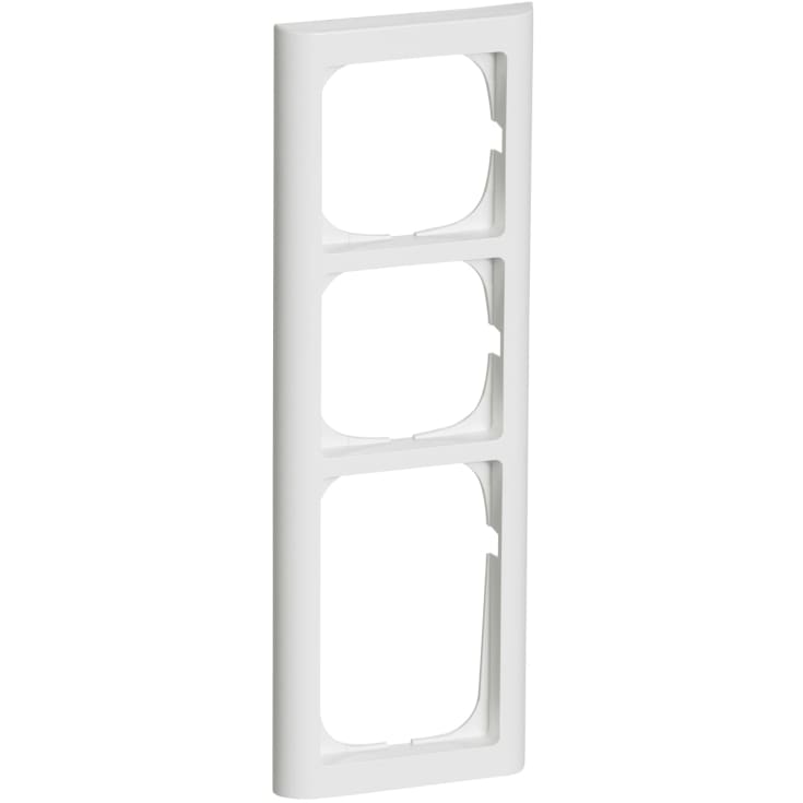 LK Fuga Softline 63 ramme, 3,5 modul, hvid