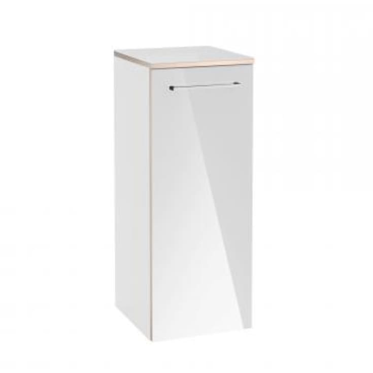 Villeroy & Boch Avento A895 vægskab, 34,8x88,8 cm, højre, hvid