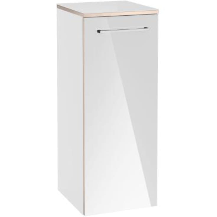 Villeroy & Boch Avento A895 väggskåp, 34,8x88,8 cm, vänster, vit