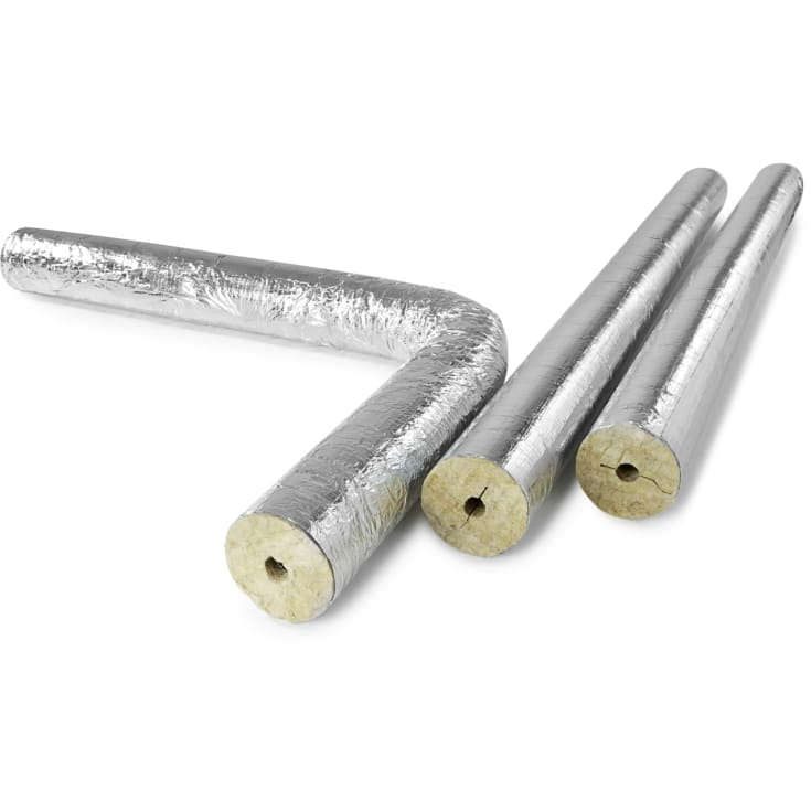 Rockwool Flex rørskål med tape til 60 mm rør, 30 mm isoleringstykkelse, 1 meter