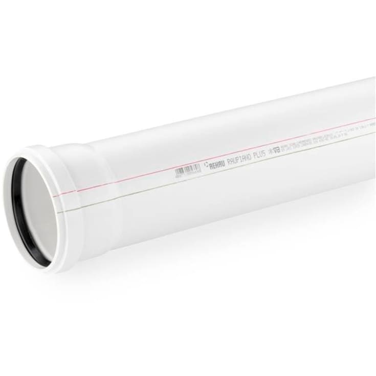 Raupiano afløbsrør, Ø110 mm, 2000 mm