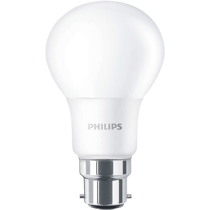 Philips CorePro B22 standardlampa, 2700K, 8W