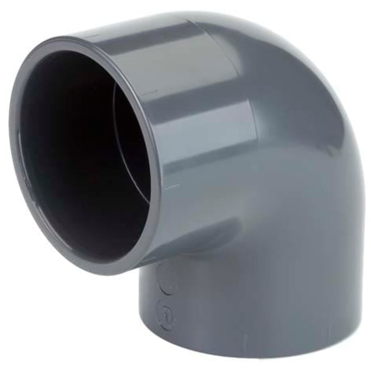 TP PVC-U Vinkel 90° d50mm