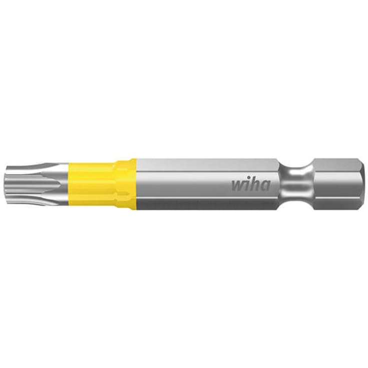 Wiha Y-slagbits 50 mm gul 1/4", TORX® T20, 5 stk i boks