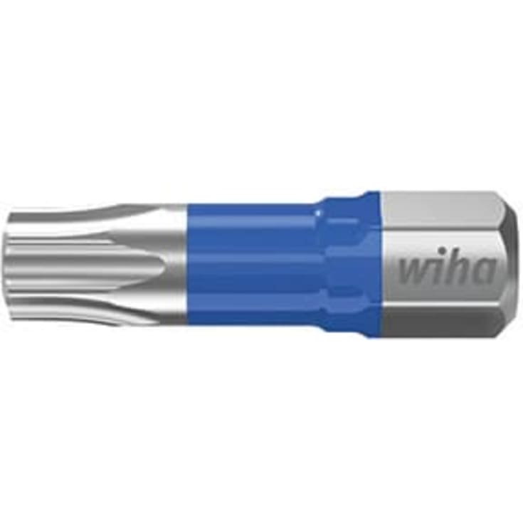 6 stk Wiha T-slagbits 25 mm, torx 25