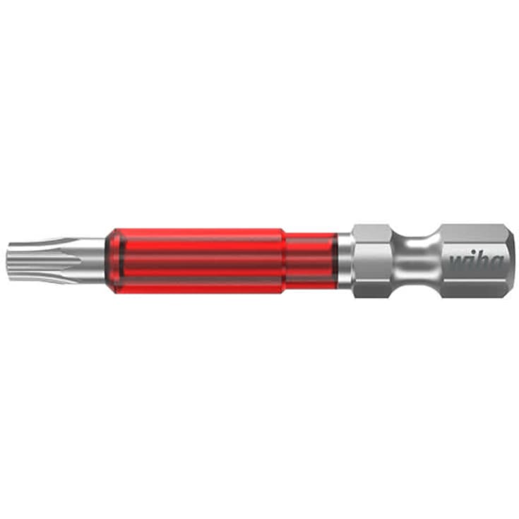 Wiha TY-slagbits 49 mm rød 1/4" TORX® T20, 5 stk i boks