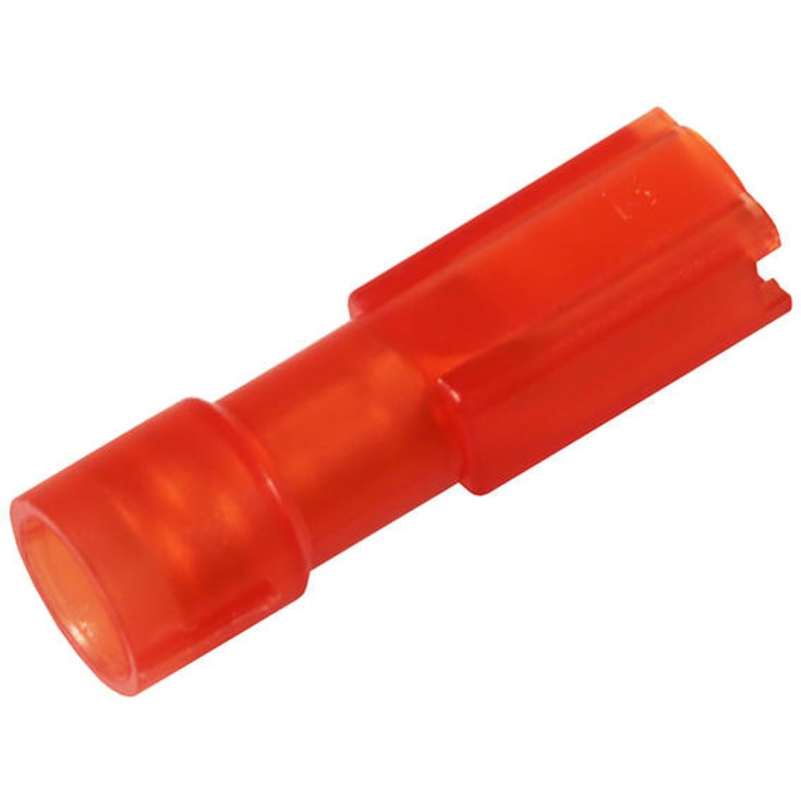 100 stk Fullisolert spadekontakt A1503FLSF5 0,5-1,5 mm² rød 2,8x0,5