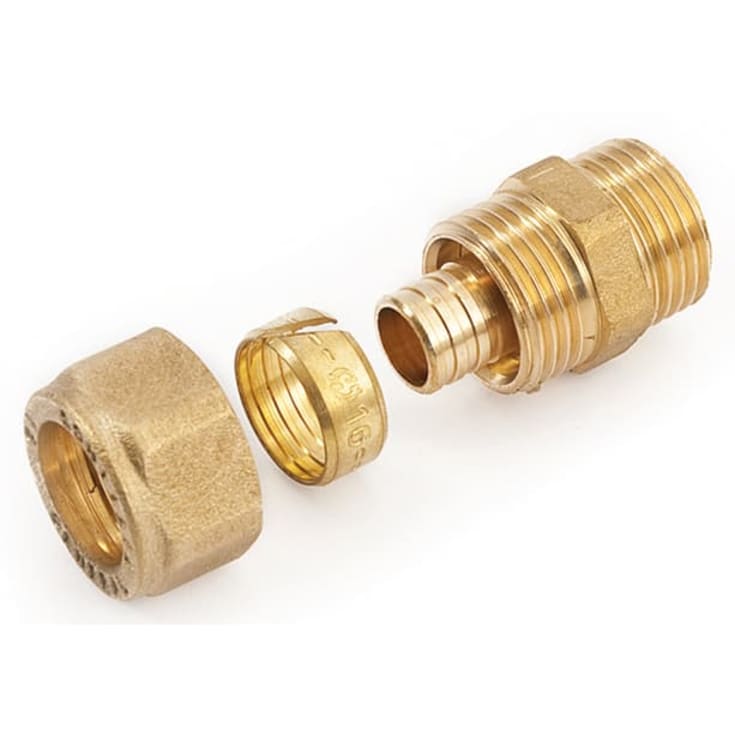 Komp.fitt. Nippel 25x2,3 - ¾" FJV