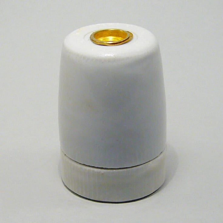 Porselensfatning E27