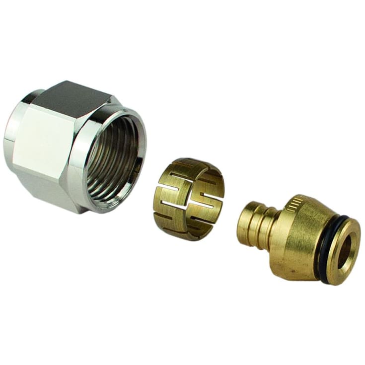 Uponor FPL-X kopplingsset förnicklad DR 16x2.0-m22ft