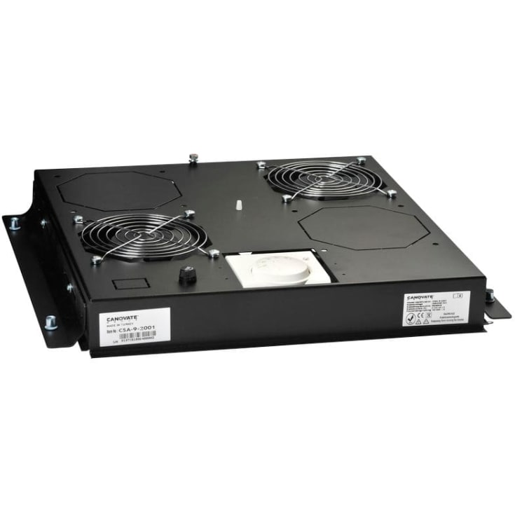 Flens 800 x 800 mm med 2 vifter og termostat