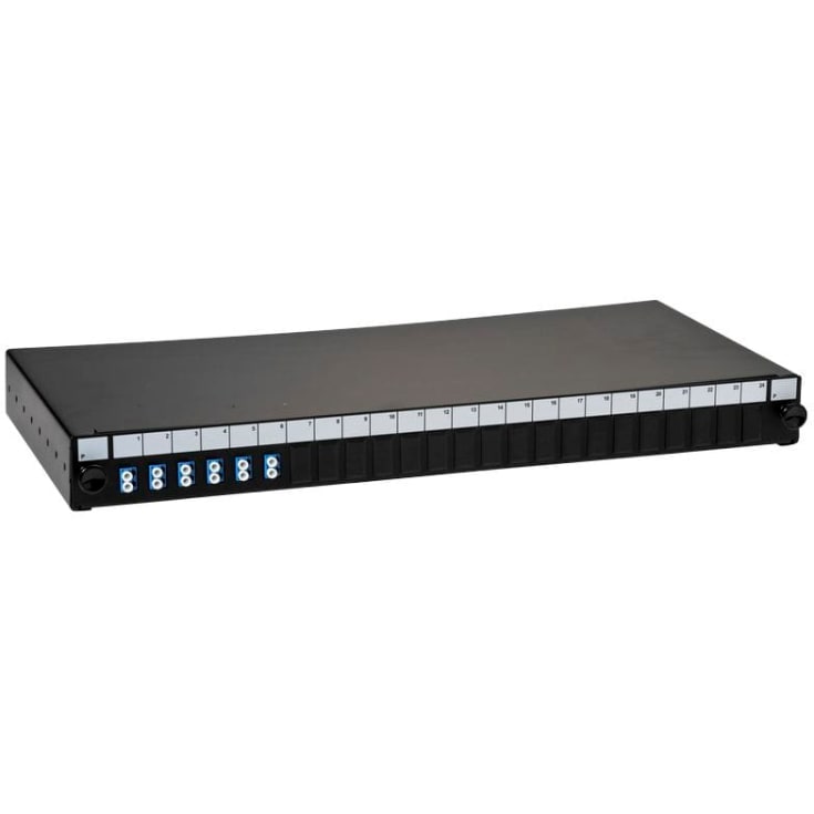 Fiberudtræksboks monteret 6xLC, duplex SM