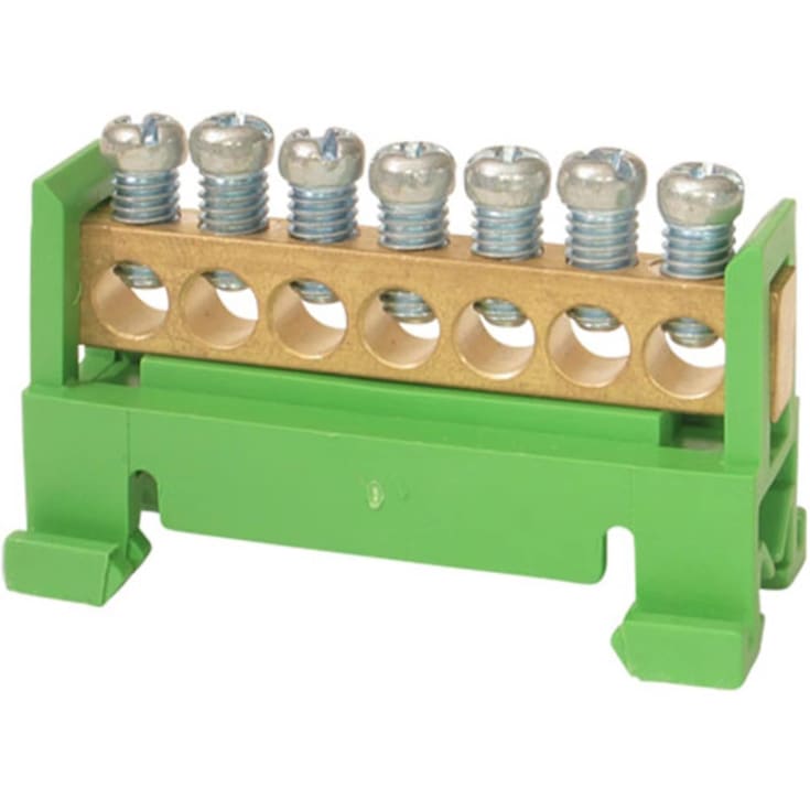 Jordlederklemme PE7 7x16 mm², grøn