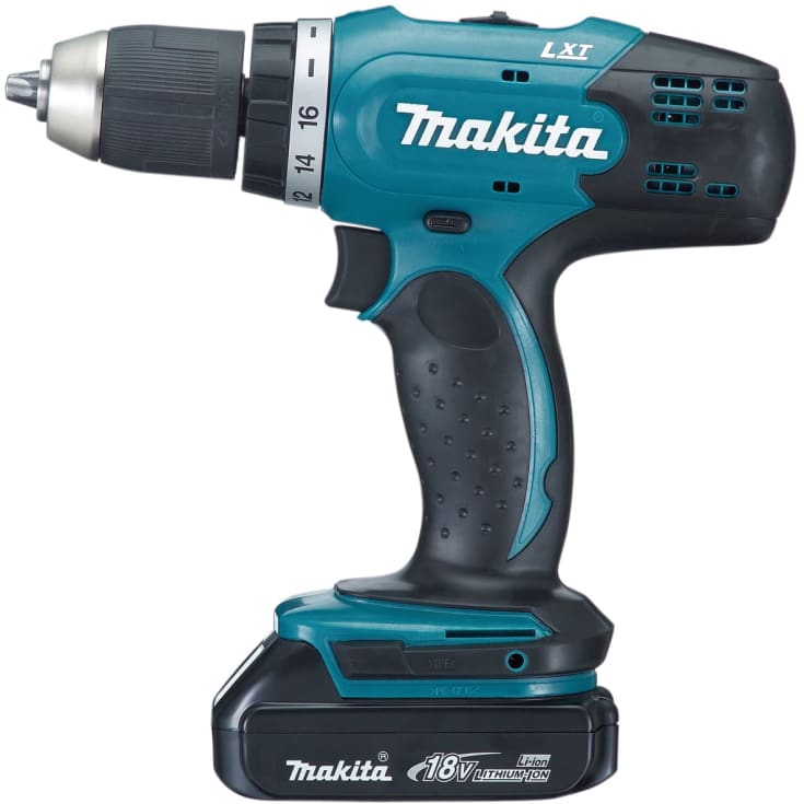 Makita bore-/skruemaskine DDF453RYJ, 2 x 18 V/1,5 Ah