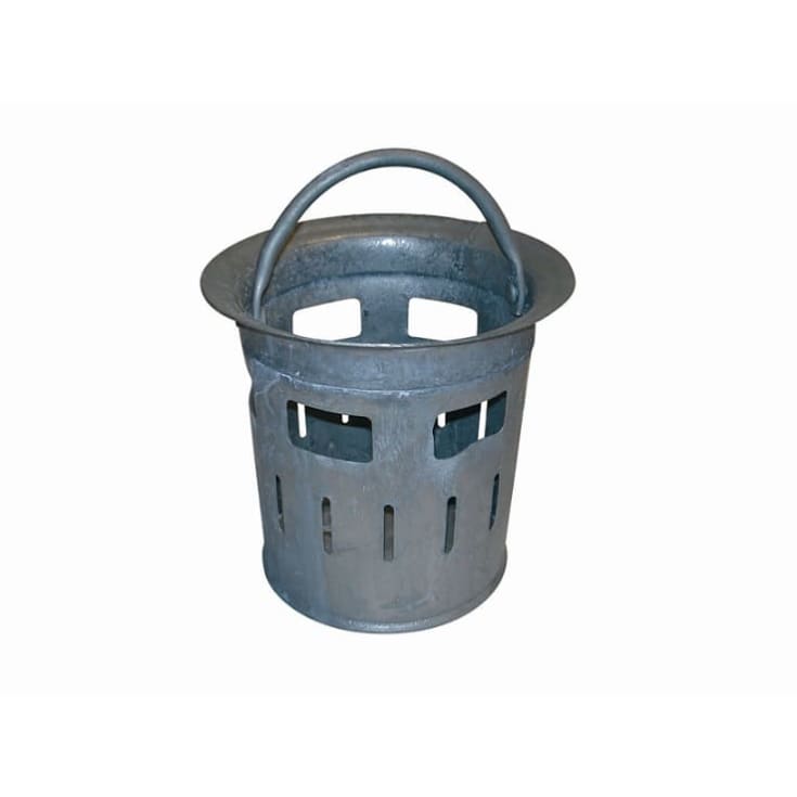 Duco 260 x 250 mm slamspand t/rendestens-/smedejernskarme, galv.