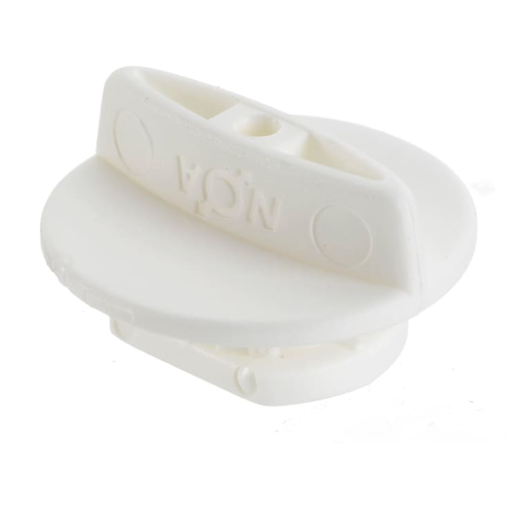 Global 1F Base GBA14-3 til krog XTAK11 2 mm, hvid