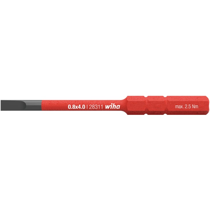 Wiha SlimBit 1000 V bits, lige kærv 5,5 x 75 mm