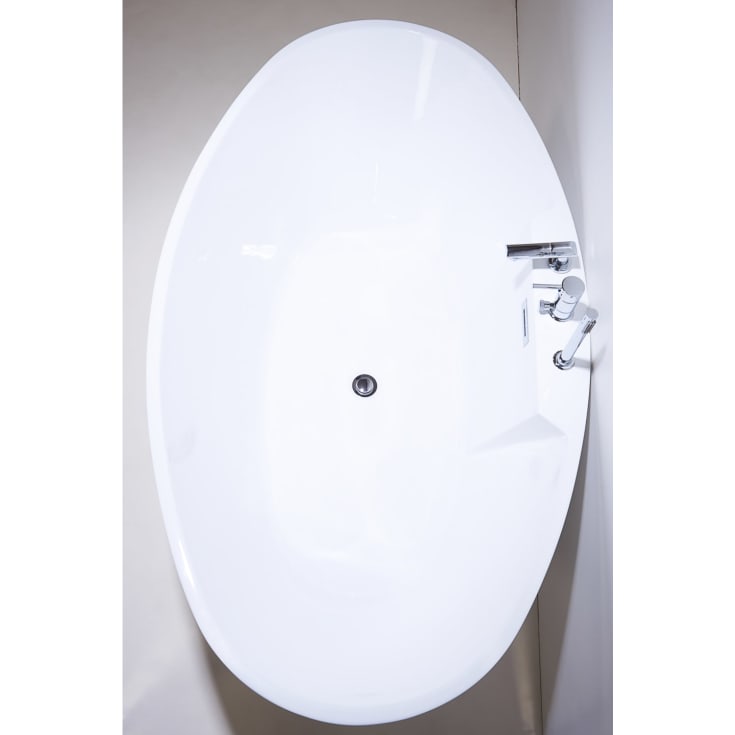 MaXXwell Vilnius badekar, 170x60 cm, hvid