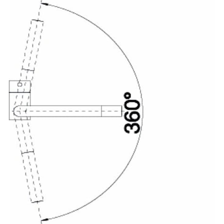 Blanco Linus køkkenarmatur, krom
