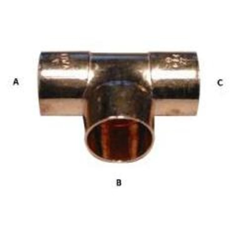 22 x 15 x 18 mm Löd tee