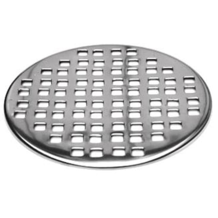 H.F. Hansen afløbsrist,Ø185 mm, rustfrit stål