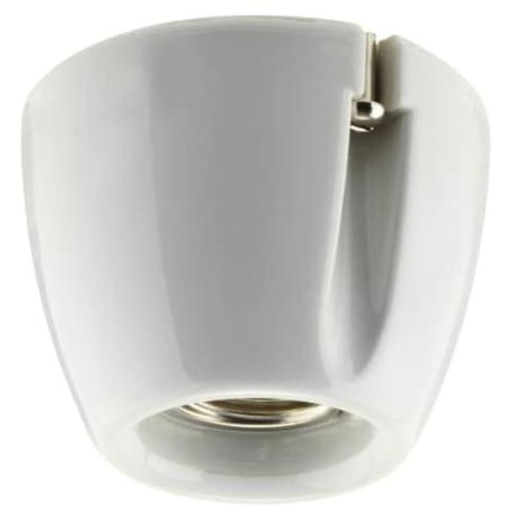 Ifö Electric Basic lampefatning, lige, hvid