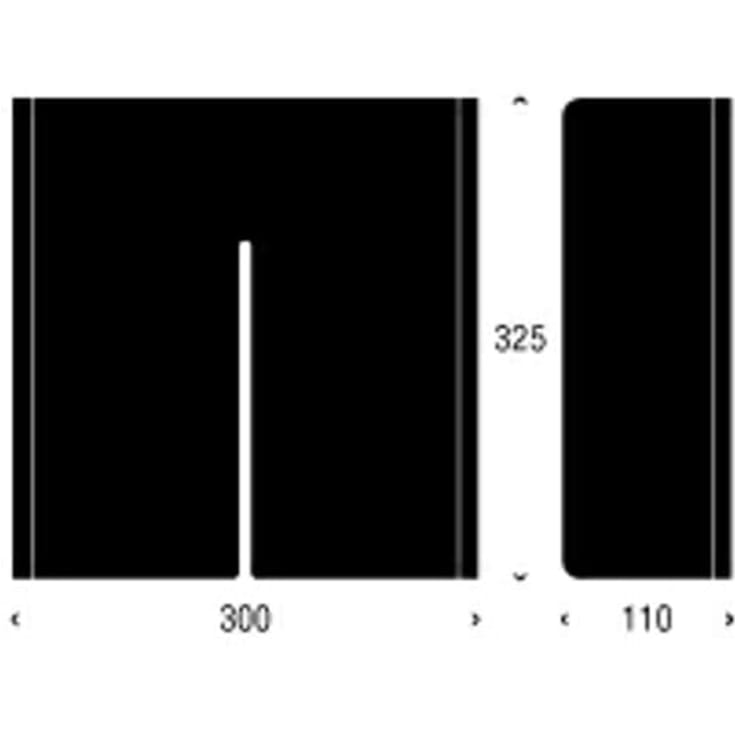 Frost Nova2 papirdispenser, guld