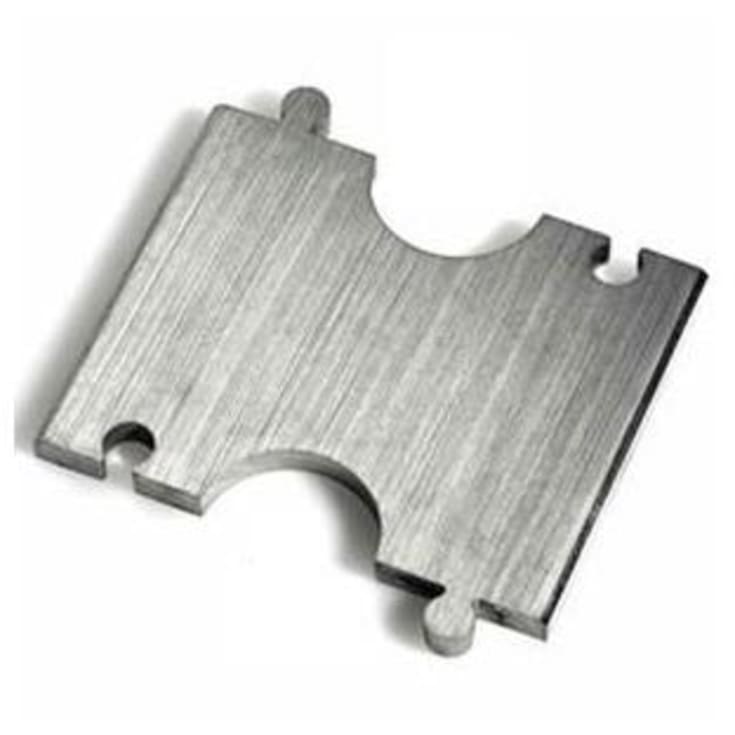 Click One Two mellemstykke, børstet rustfrit stål, 1/2" x 35 mm