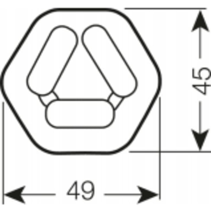 Ledvance Dulux GX24q-4 LED kompaktrør, 42W, 2700K