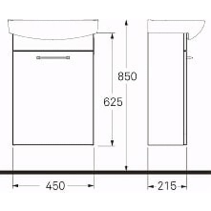 Ifö Spira møbelpakke, 51,5x31 cm, hvit