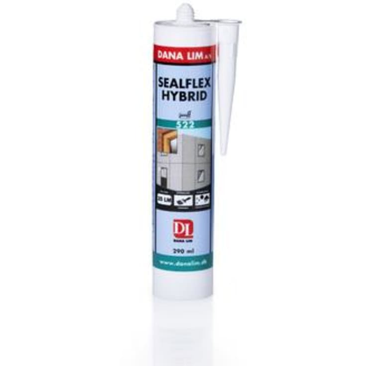 Dana Lim byggefuge Sealflex Hybrid 522, hvid