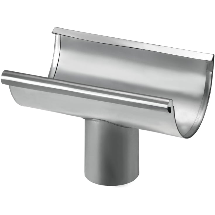 VMzinc tudstykke nr. 11, 280x76 mm, til halvrund tagrende, til limning, zink