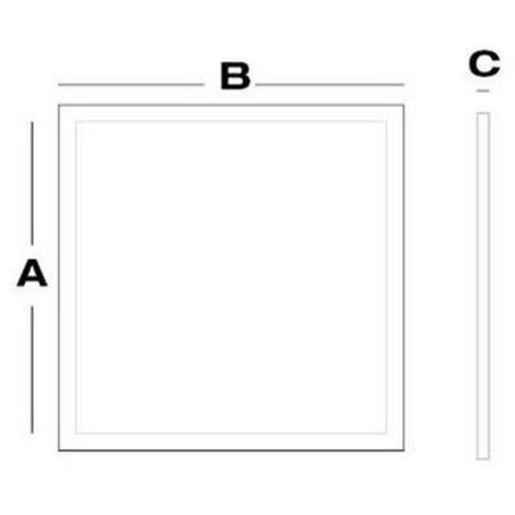 Duka Jalousirist 125 x 125 mm, Hvid