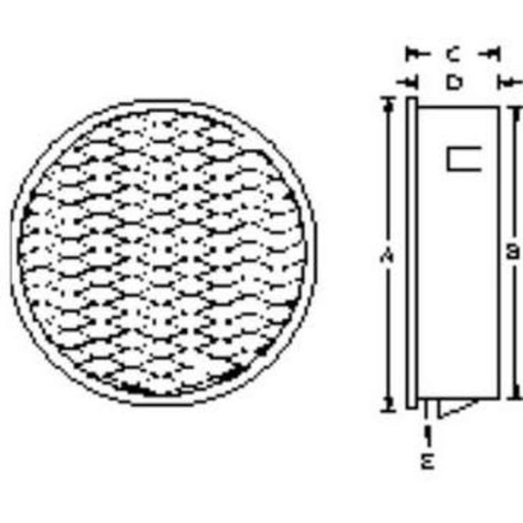 Duka udluftningsventil, Ø76 mm, galvaniseret