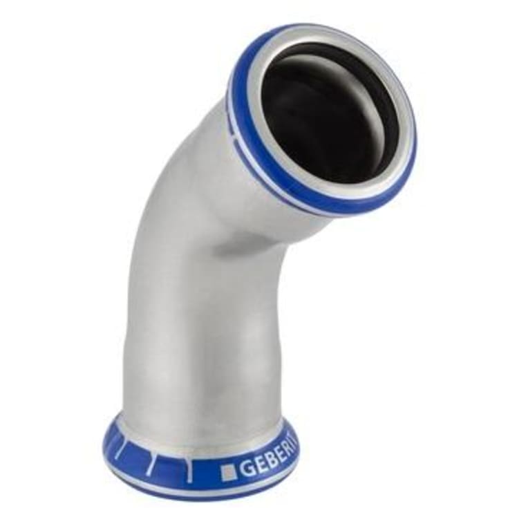 Geberit Mapress rustfri bøjning t/brugsvand 15 mm - 45 grader