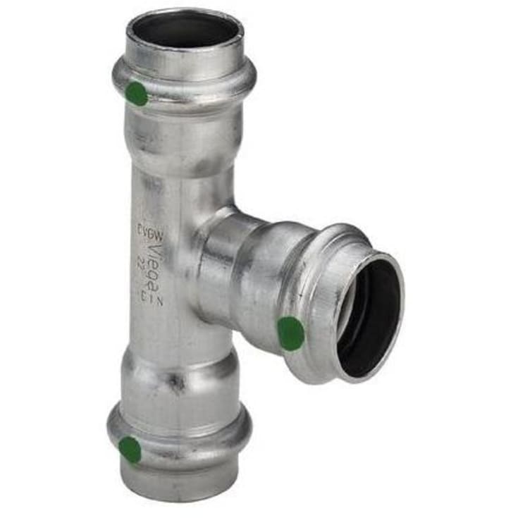 Viega Sanpress rustfrit T-stykke t/brugsvand 22 mm