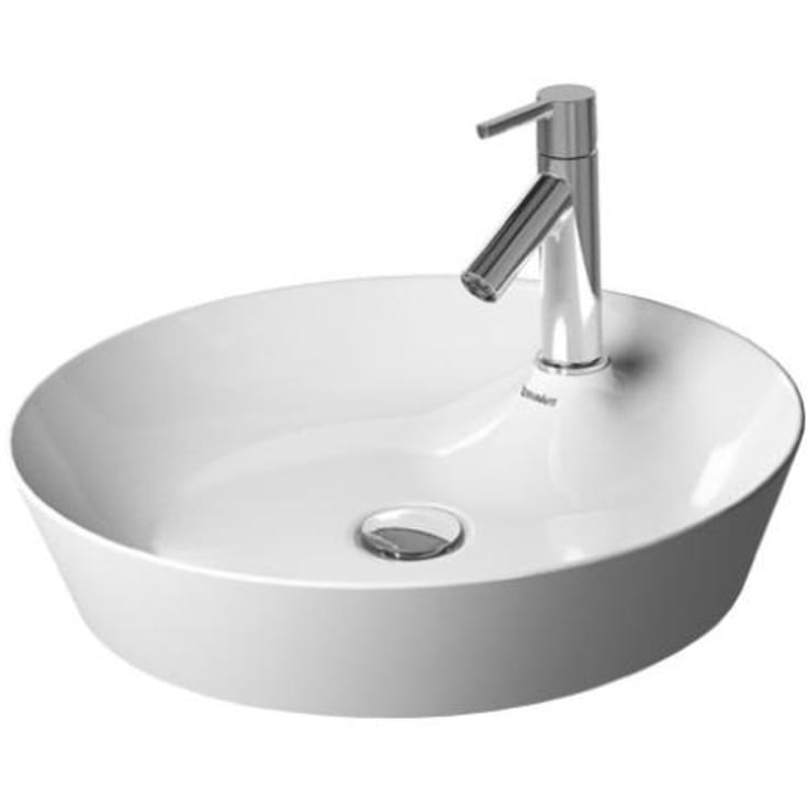 Duravit Cap Cod toppmontert servant, Ø48 cm, hvit