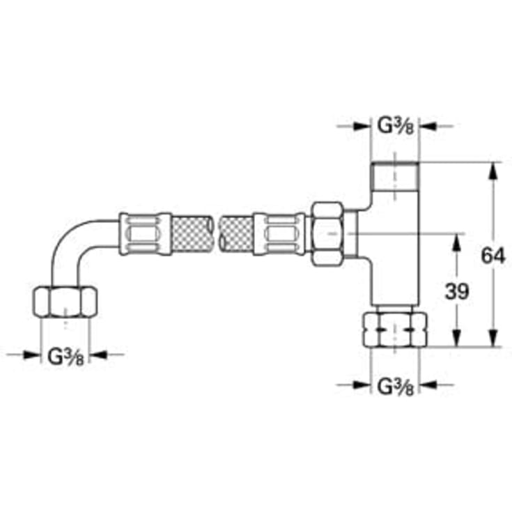 Grohe Grohtherm Micro tilslutningssæt