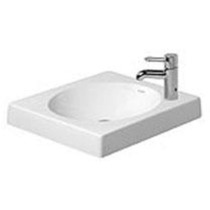 Duravit Architec toppmontert servant, 50x50 cm, hvit
